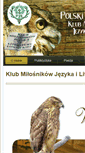 Mobile Screenshot of jezyklowiecki-klub.pl